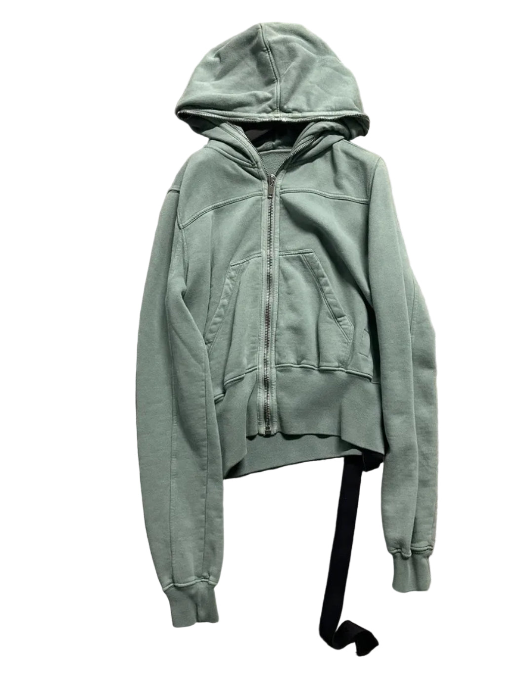 Rick Owen " Aqua " Zip Up Hoodie