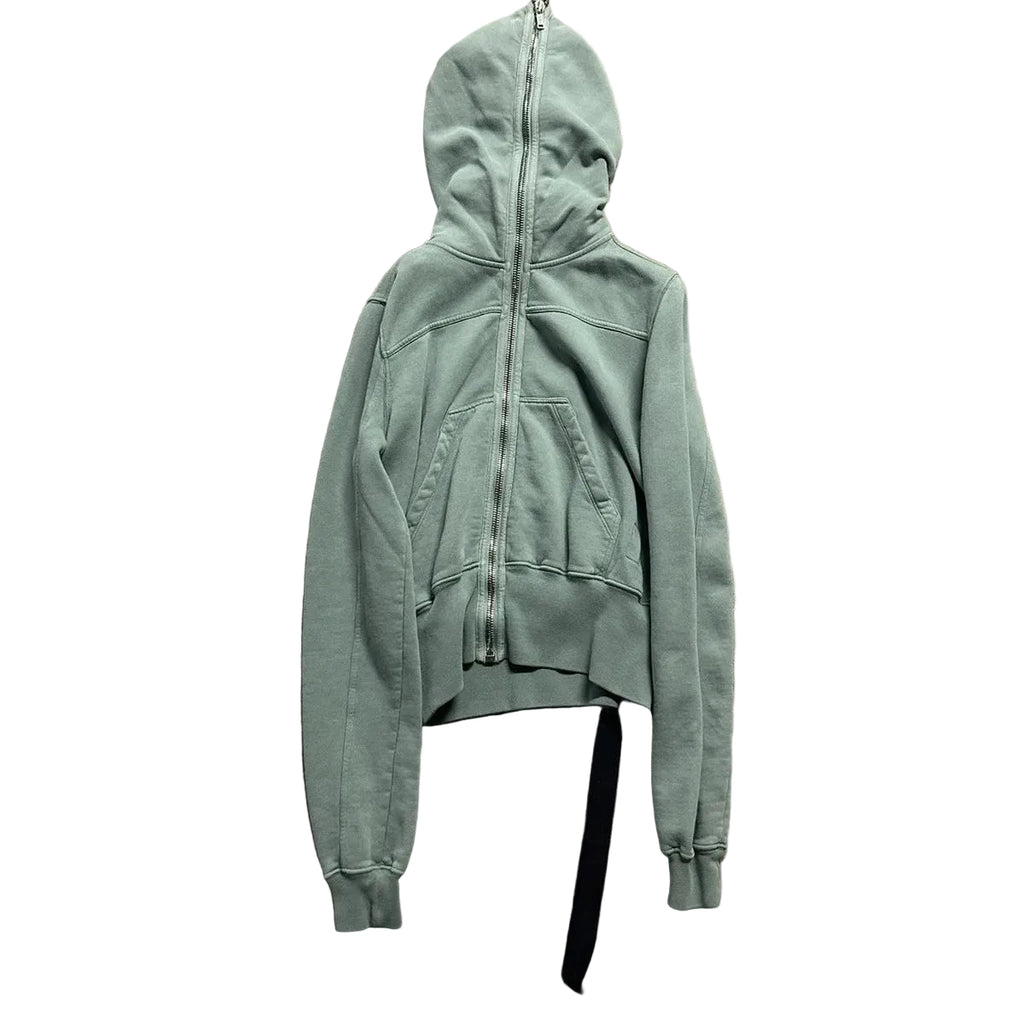 Rick Owen " Aqua " Zip Up Hoodie